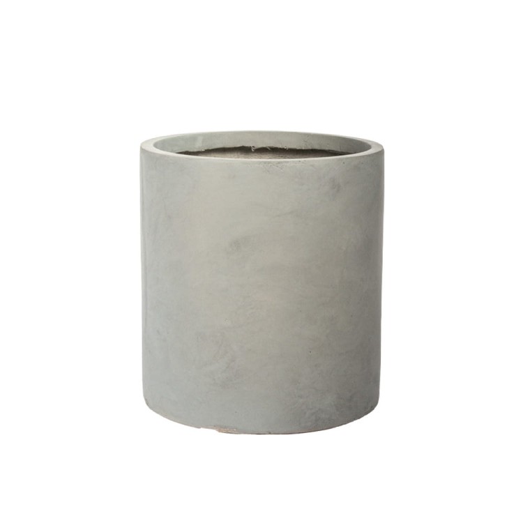 Donica ogrodowa ceramiczna szara.