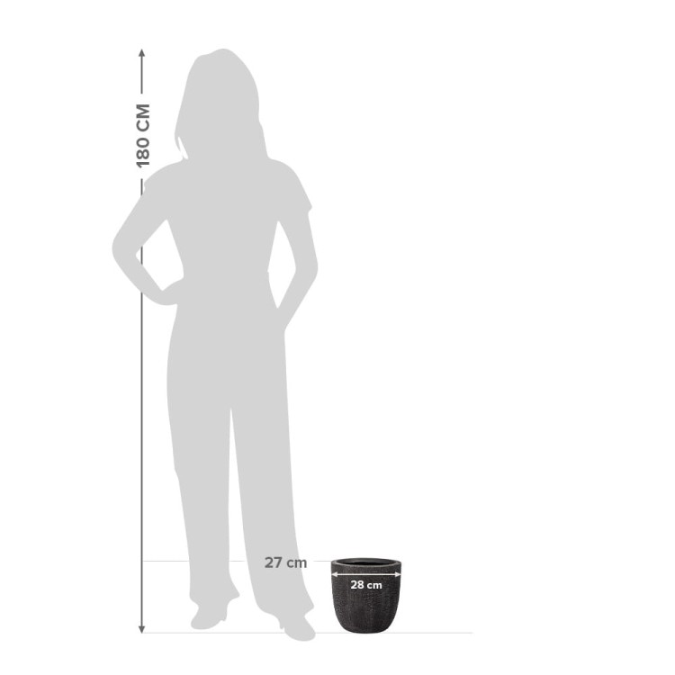 Donica ogrodowa ceramiczna.