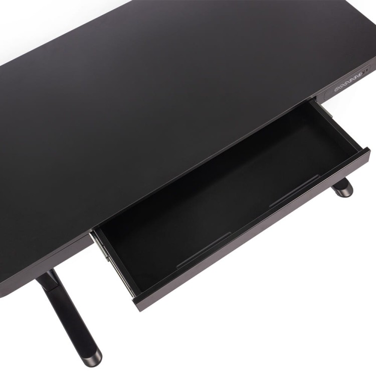 Biurko z elektryczną regulacją wysokości.