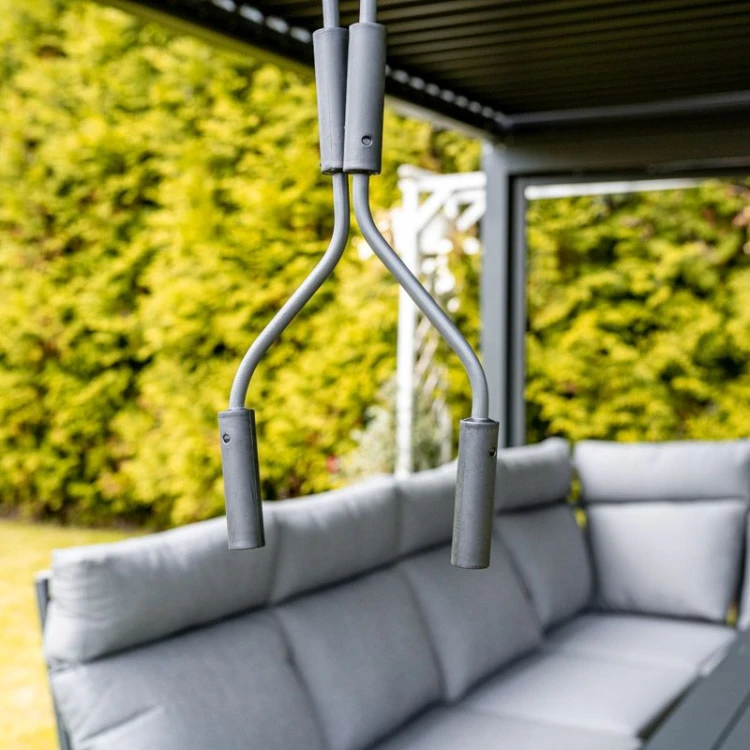 Pergola ogrodowa aluminiowa 3x3 z oświetleniem Led - majowo.pl