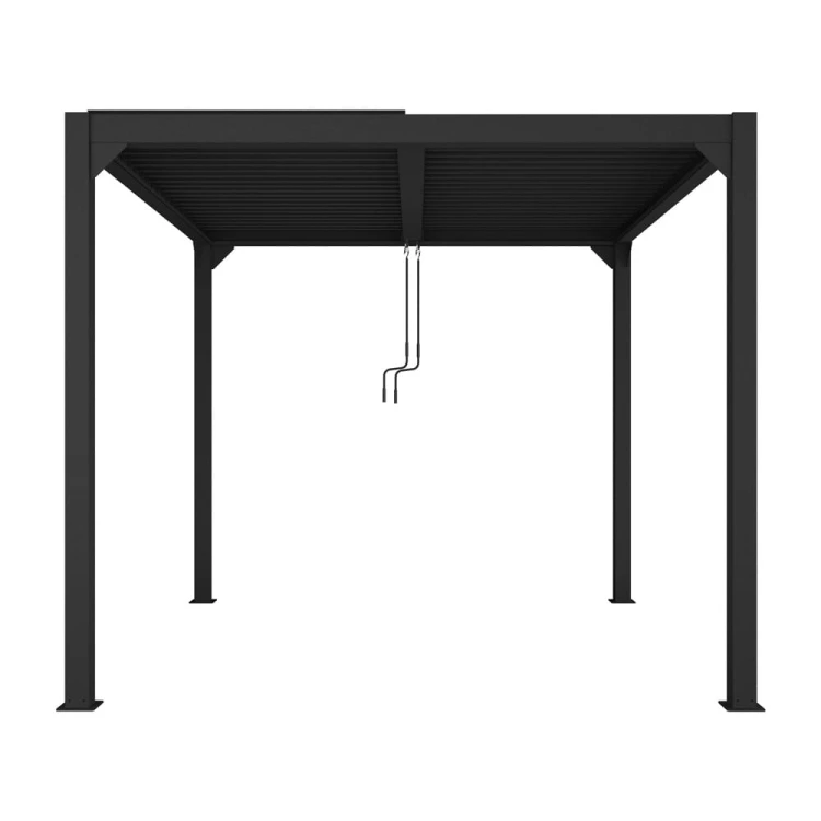 Pergola ogrodowa aluminiowa 3x3 z oświetleniem Led - majowo.pl