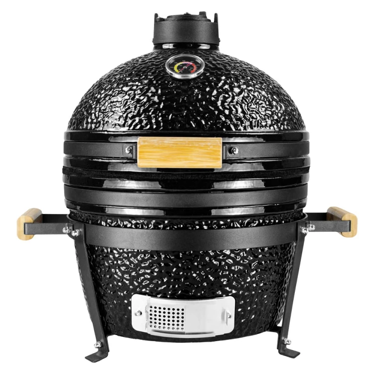 Nowoczesny grill węglowy ceramiczny.