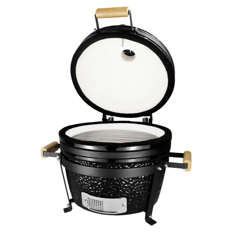 Nowoczesny grill węglowy ceramiczny.