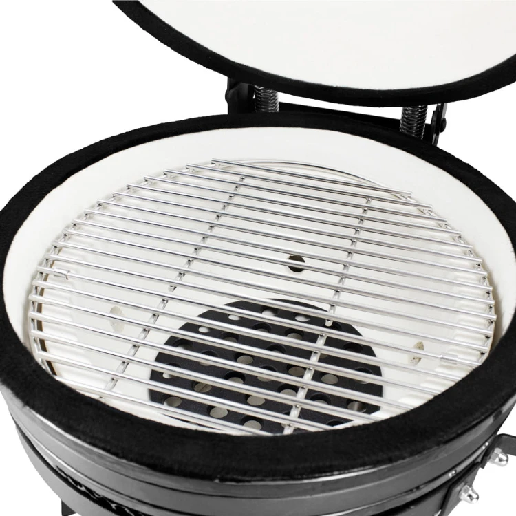 Nowoczesny grill węglowy ceramiczny.