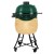 Ceramiczny grill węglowy z półkami.