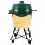 Grill ceramiczny węglowy z półkami bocznymi.