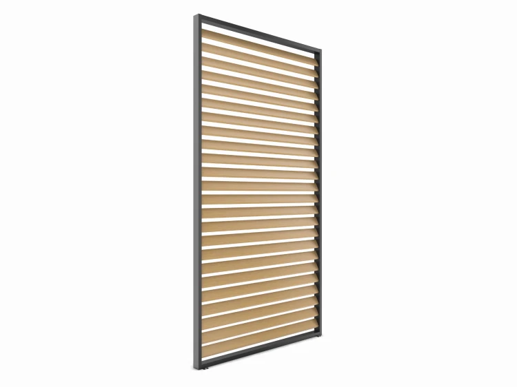 Panel żaluzjowy aluminiowy w kolorze drewna - majowo.pl