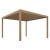 Pergola ogrodowa  elektryczna 3x4 luxe - majowo.pl