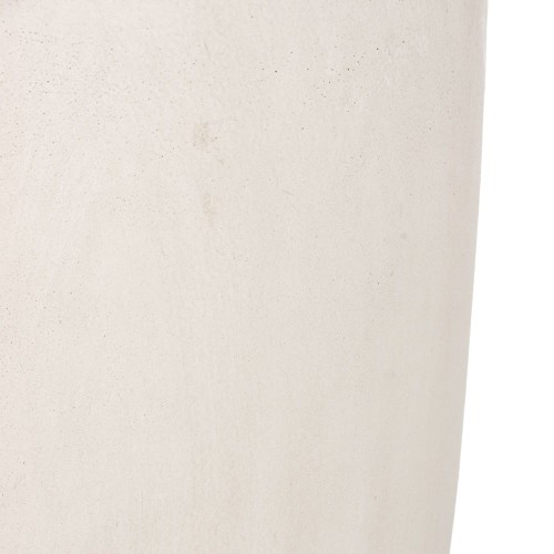 Biała donica ogrodowa ceramiczna.