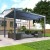Pergola ogrodowa luxe 4x4 antracyt - majowo.pl