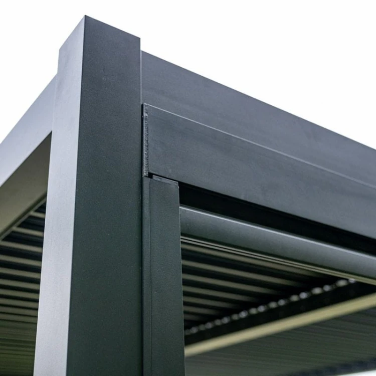 Pergola ogrodowa luxe 4x4 antracyt - majowo.pl