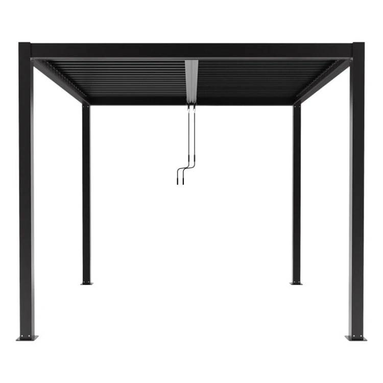 Pergola ogrodowa luxe 4x4 antracyt - majowo.pl