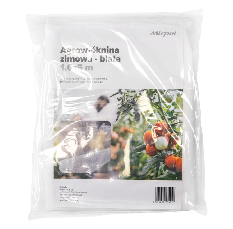 Agrowłóknina biała.