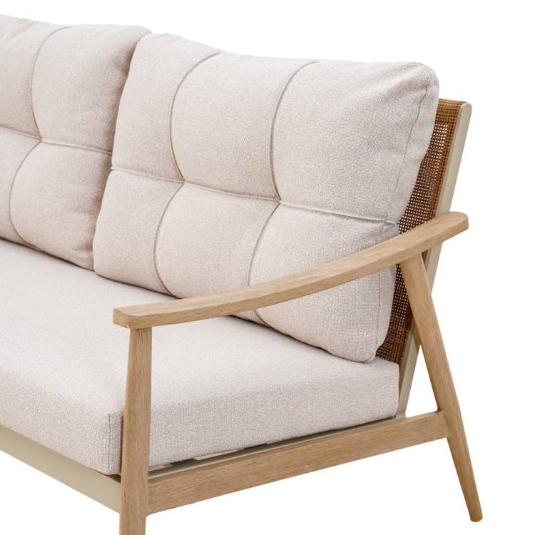 Meble ogrodowe kawowe.