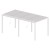 Pergola ogrodowa 5,8x4 w kolorze białym - majowo.pl
