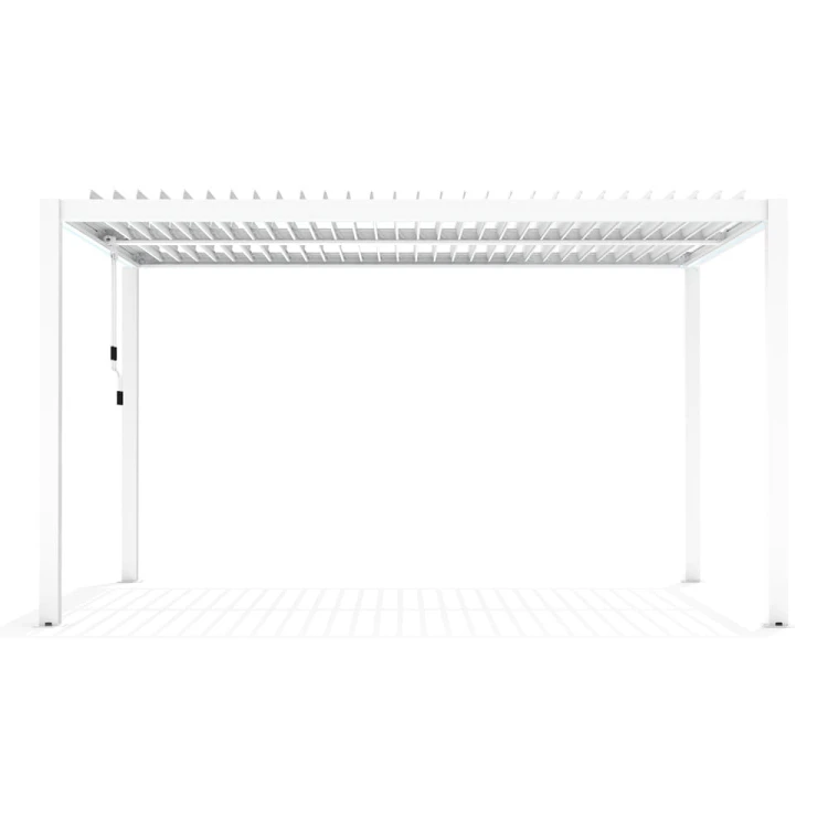 Pergola ogrodowa 4x4 luxe biała - majowo.pl