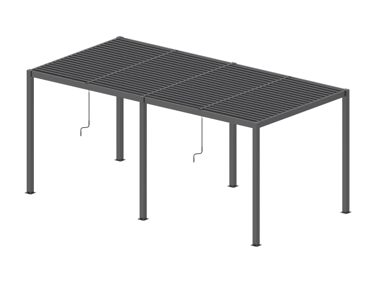 Pergola ogrodowa 7,8x3 z serii luxe - majowo.pl