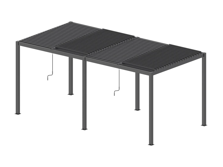 Pergola ogrodowa 7,8x3 z serii luxe - majowo.pl