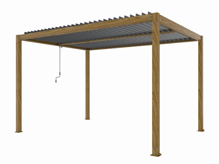 Pergola ogrodowa luxe 3x4 drewno - majowo.pl