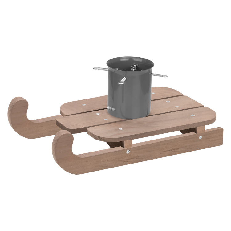 Stojak na choinkę - sanki.