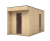 Sauna ogrodowa zewnętrzna.