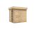 Sauna ogrodowa zewnętrzna.