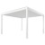 Pergola ogrodowa luxe 3x4 biała - majowo.pl