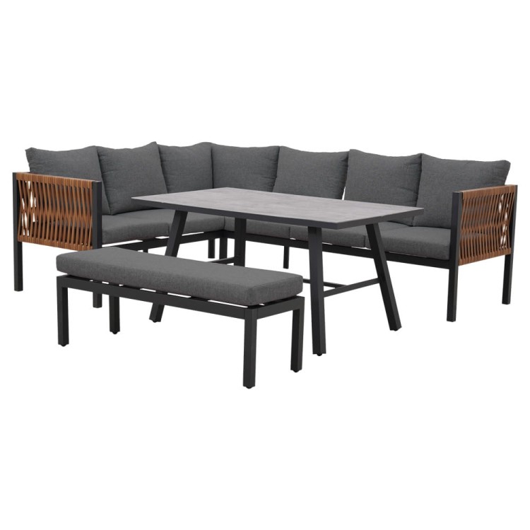 Zestaw mebli narożnych.