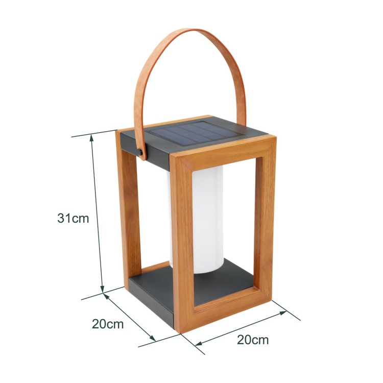 Lampa solarna ogrodowa.