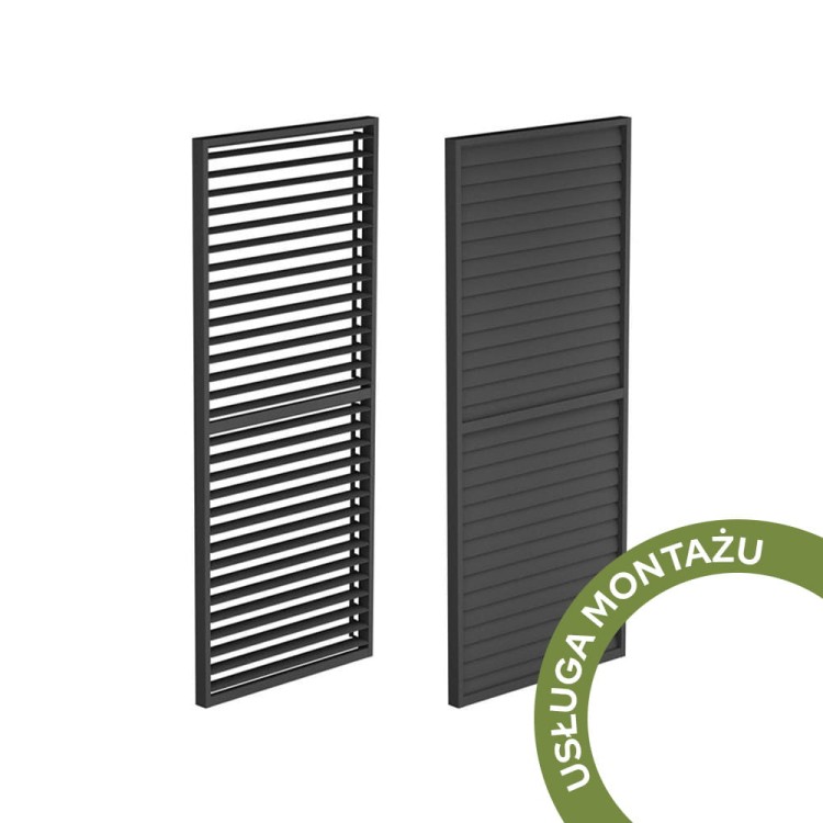 Usługa montażu panel żaluzjowy.