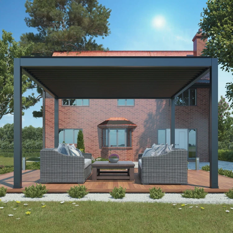 Pergola ogrodowa luxe 4x4 elektryczna - majowo.pl