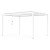 Pergola ogrodowa luxe 3x4 - biała - majowo.pl