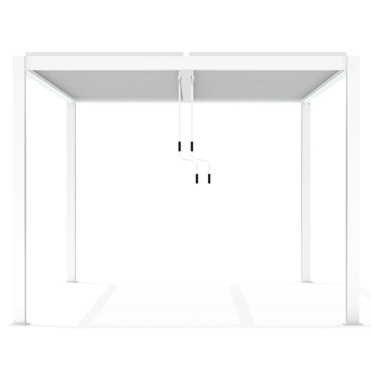 Pergola ogrodowa luxe 3x4 - biała - majowo.pl