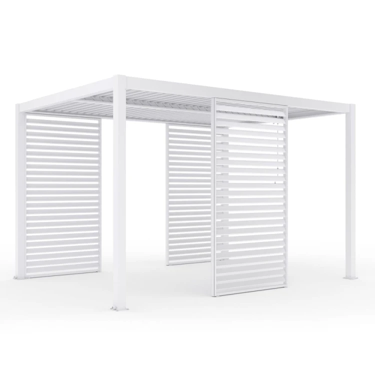 Pergola ogrodowa luxe 3x4 - biała - majowo.pl