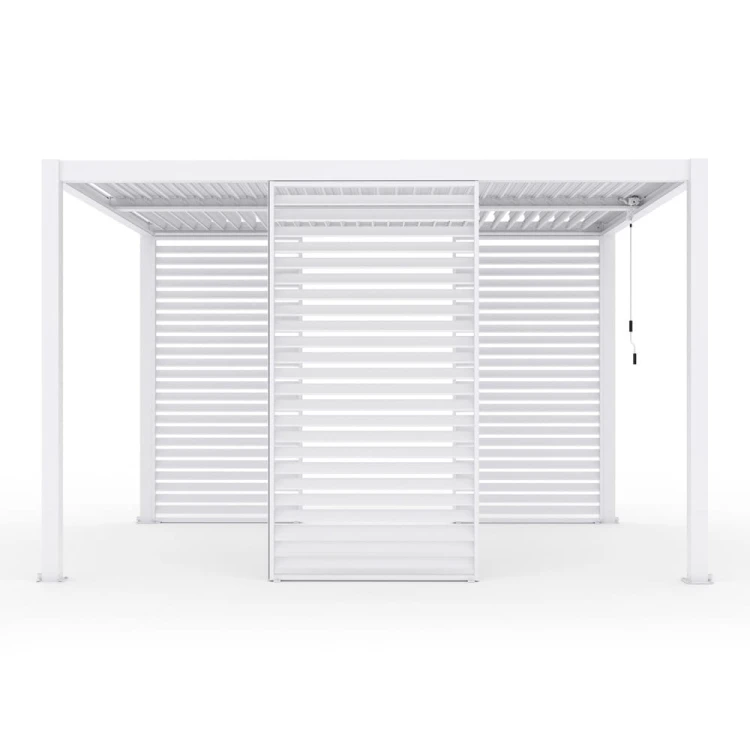 Pergola ogrodowa luxe 3x4 - biała - majowo.pl
