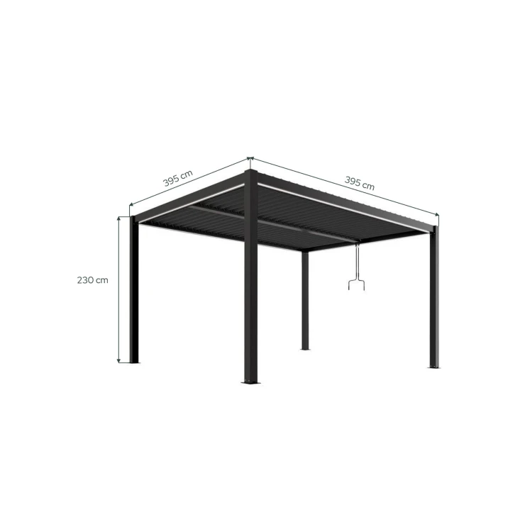 Pergola ogrodowa 4x4 luxe - majowo.pl