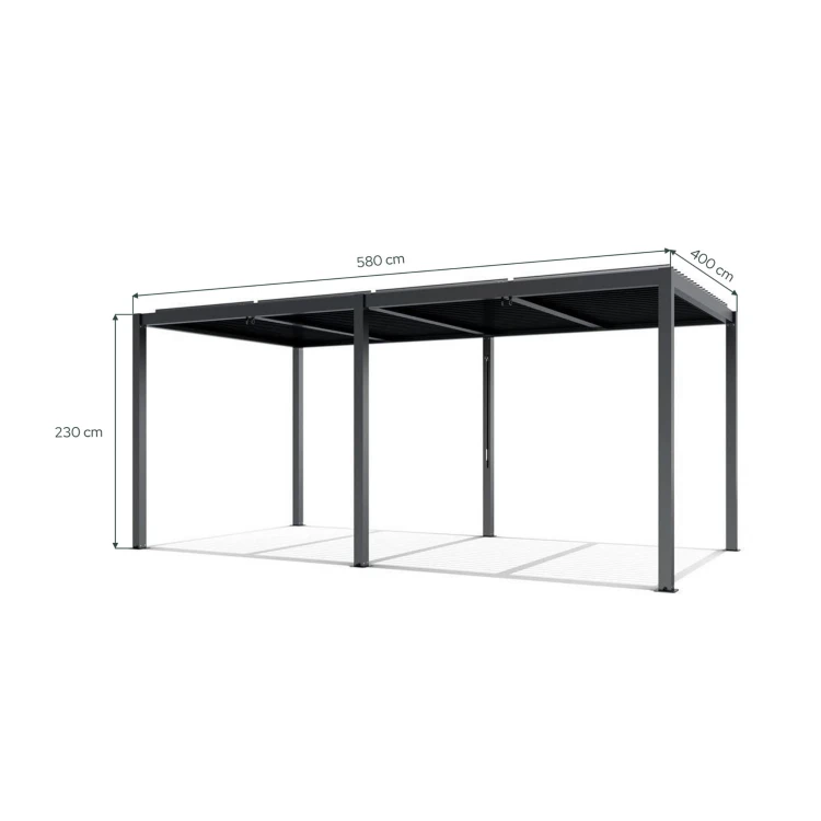 Pergola ogrodowa 5,8x4 - majowo.pl