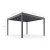 Pergola ogrodowa luxe 4x4 antracyt - majowo.pl