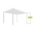 Pergola ogrodowa luxe 3x4 - biała - majowo.pl