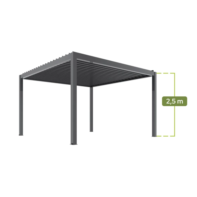 Pergola ogrodowa luxe 4x4 elektryczna - majowo.pl