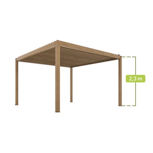 Pergola ogrodowa  elektryczna 3x4 luxe - majowo.pl