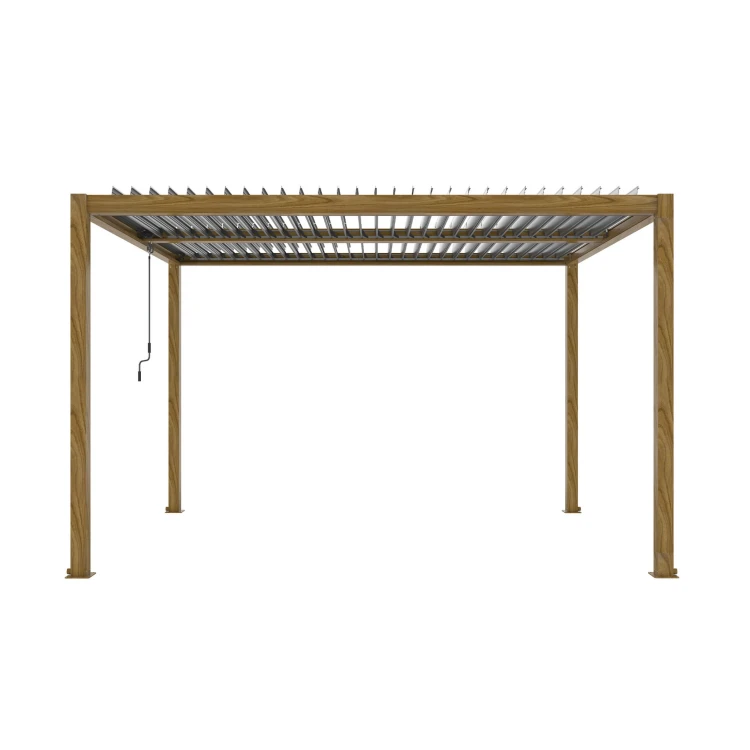pergola ogrodowa drewniana 4x4x2,5m wysokości - majowo.pl