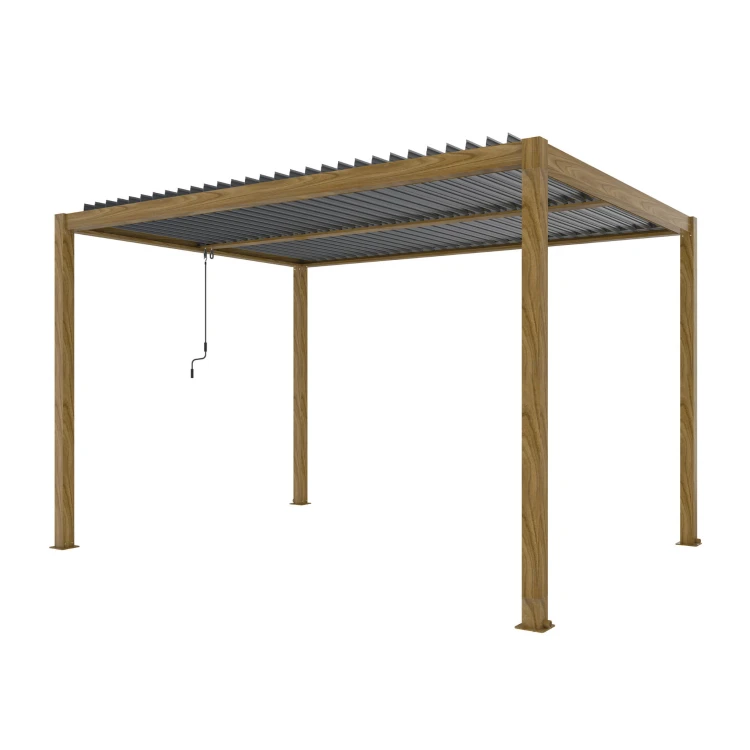 pergola ogrodowa drewniana 4x4x2,5m wysokości - majowo.pl