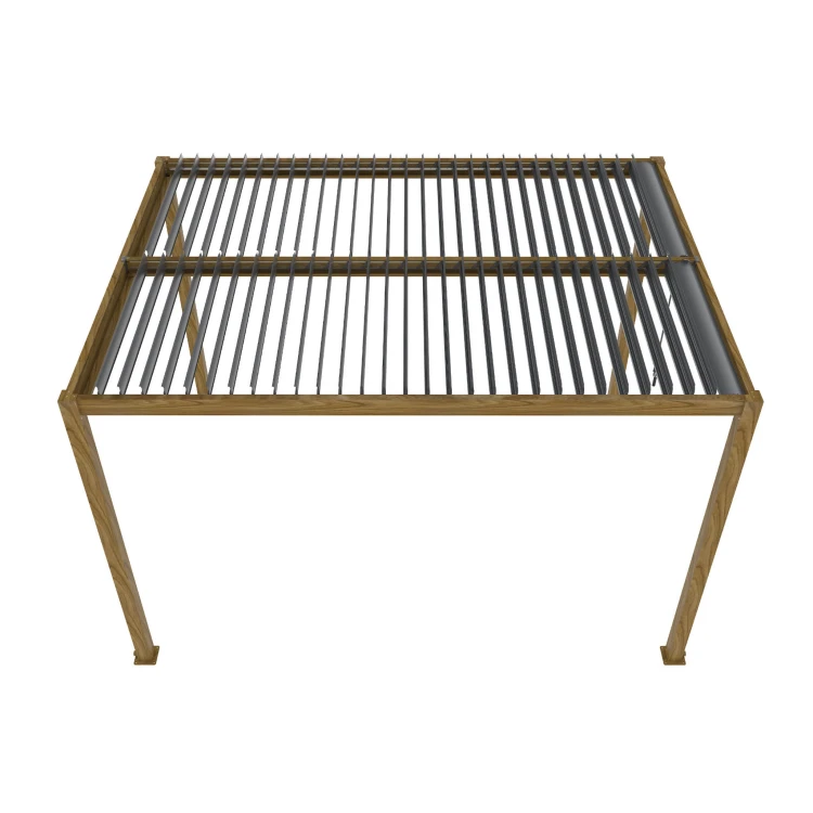 pergola ogrodowa drewniana 4x4x2,5m wysokości - majowo.pl