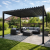 PERGOLA OGRODOWA 3X4X2.3M ALUMINIOWA ZE STALOWYM DACHEM