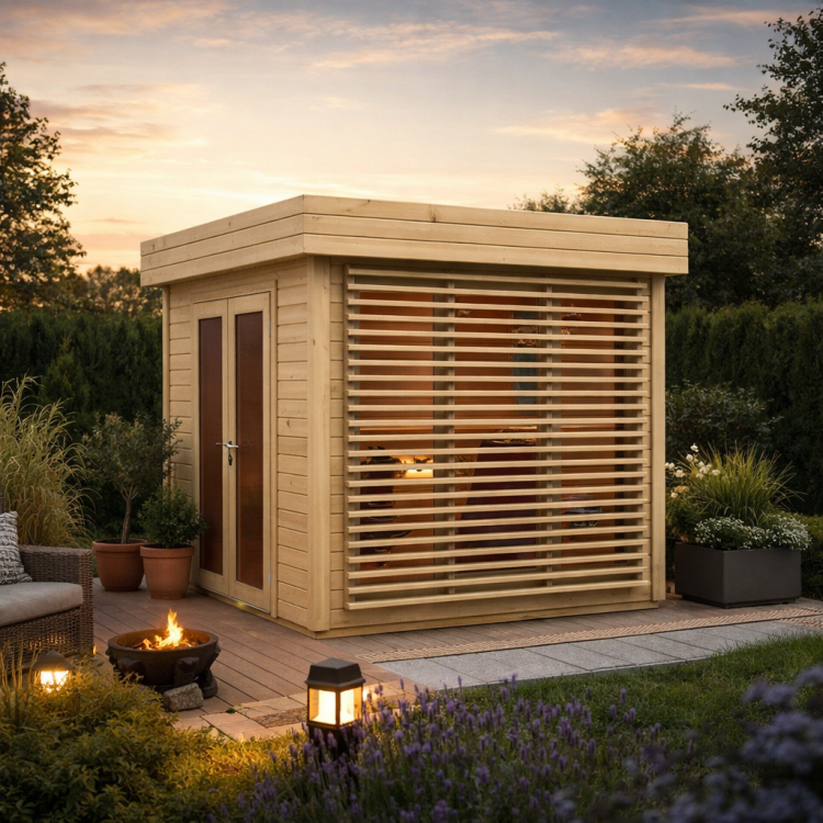 Altana ogrodowa - domek ogrodowy.