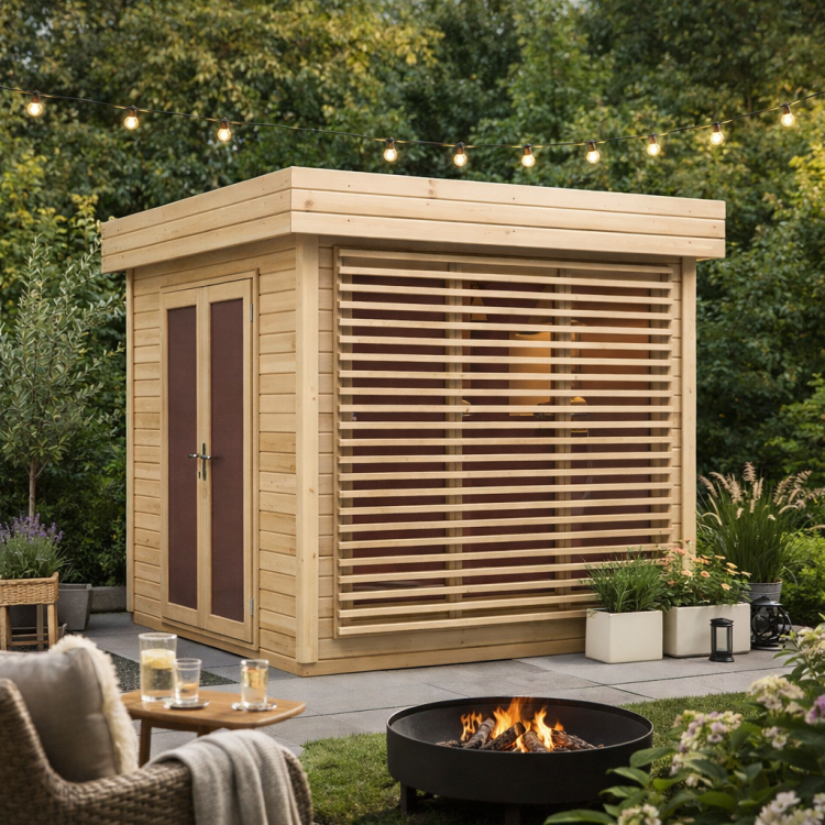 Altana ogrodowa - domek ogrodowy.