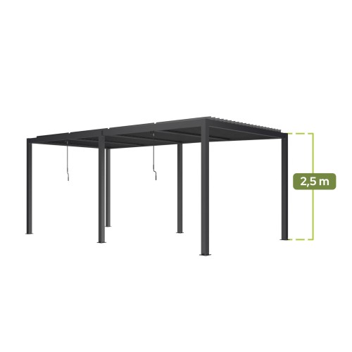 Pergola ogrodowa luxe - 6x3m - majowo.pl