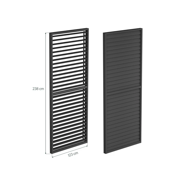 panel żaluzjowy boczny aluminium  - majowo.pl