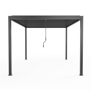 Pergola aluminiowa 3x3 stalowa antracyt - majowo.pl